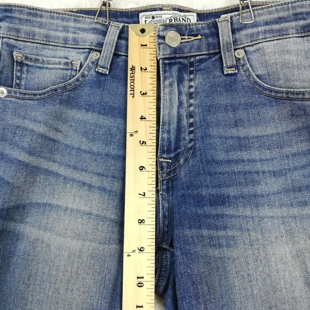 Lucky Brand Womens Jeans Ava‎ Skinny Ankle Cheville Denim Blue Stone Wash 2